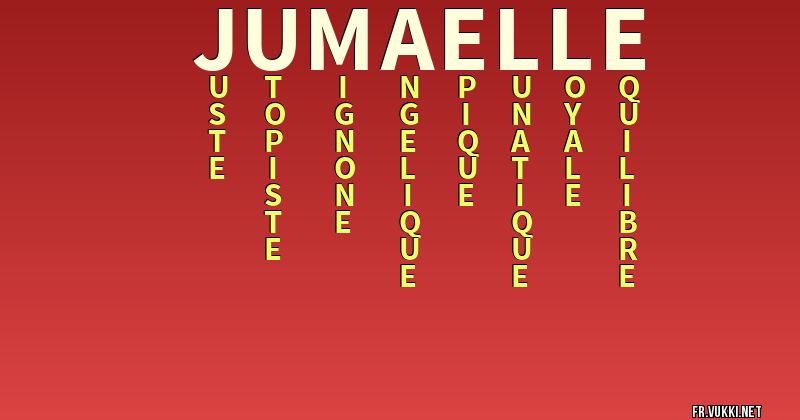 Signification du nom jumaelle - ¿Que signifie ton nom?