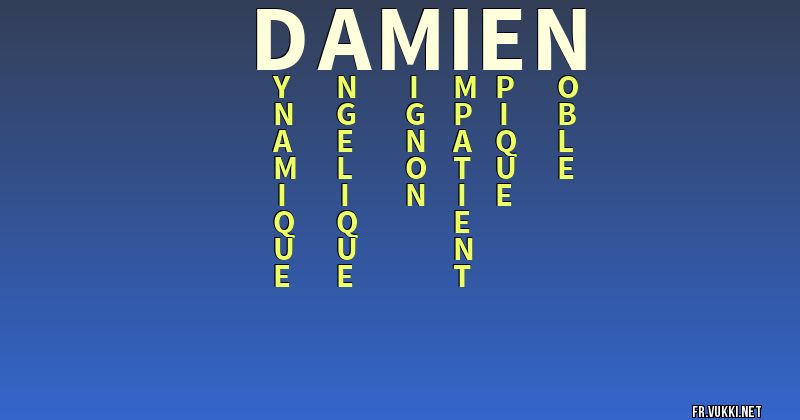 Damien signification