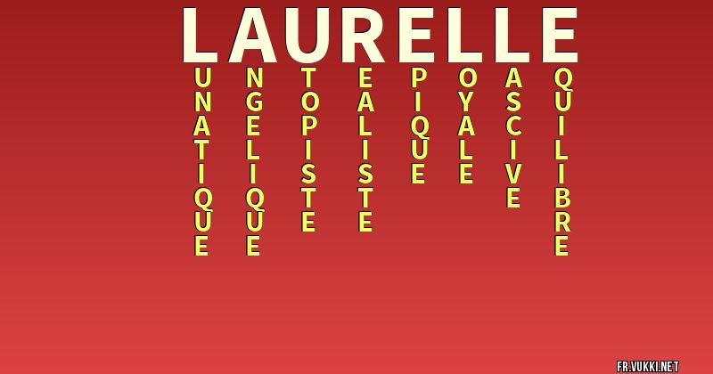 Signification du nom laurelle - ¿Que signifie ton nom?
