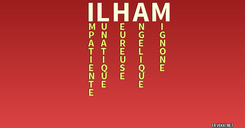 Signification du nom ilham - ¿Que signifie ton nom?