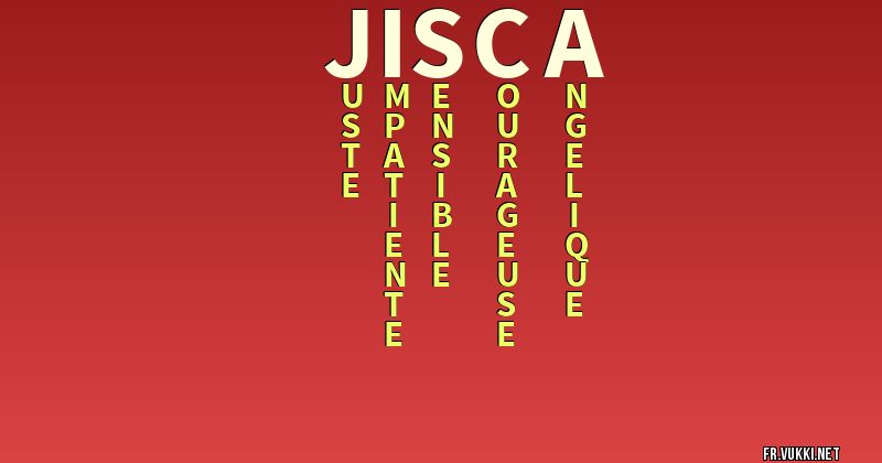 Signification du nom jisca - ¿Que signifie ton nom?