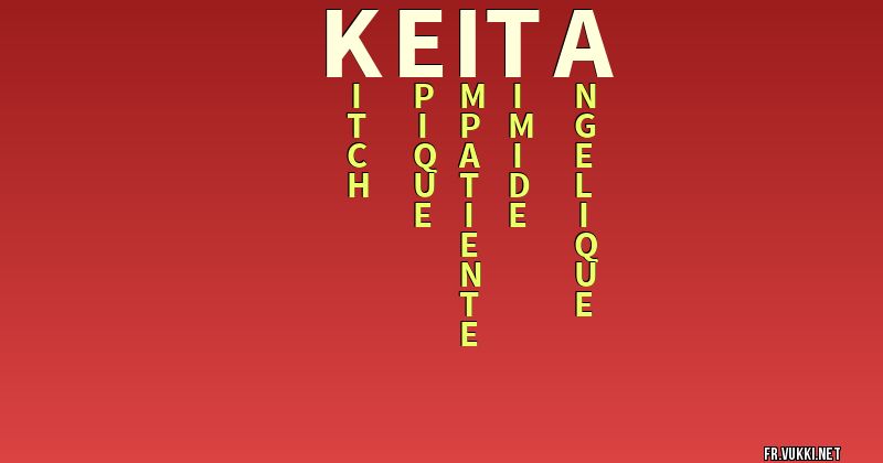 Signification du nom keita - ¿Que signifie ton nom?