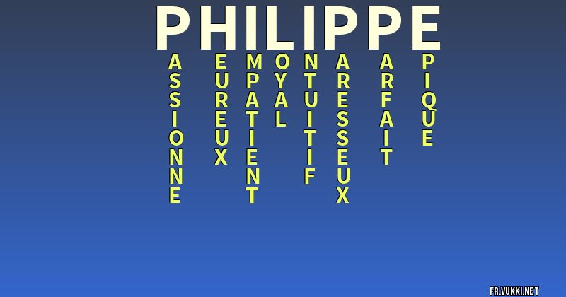 Signification du nom philippe - ¿Que signifie ton nom?
