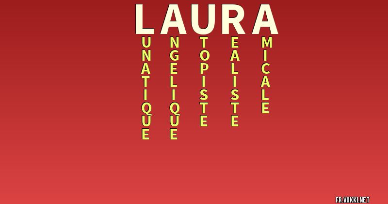 Signification du nom laura - ¿Que signifie ton nom?