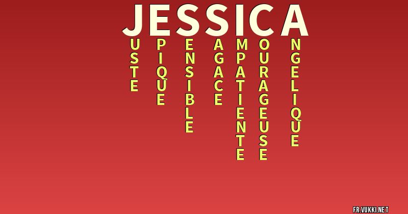 Signification du nom jessica - ¿Que signifie ton nom?
