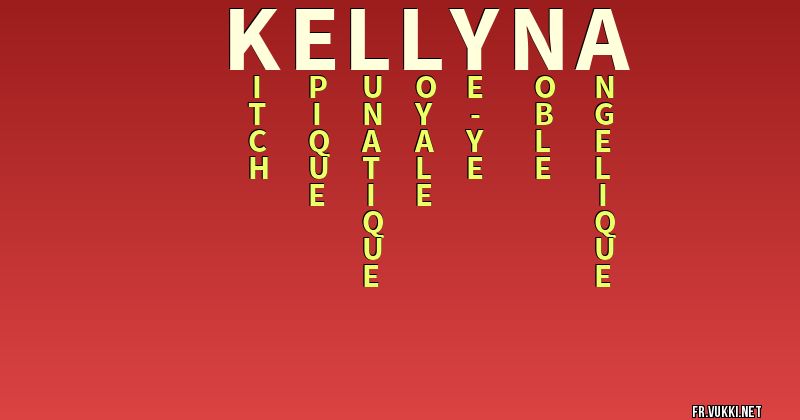 Signification du nom kellyna - ¿Que signifie ton nom?