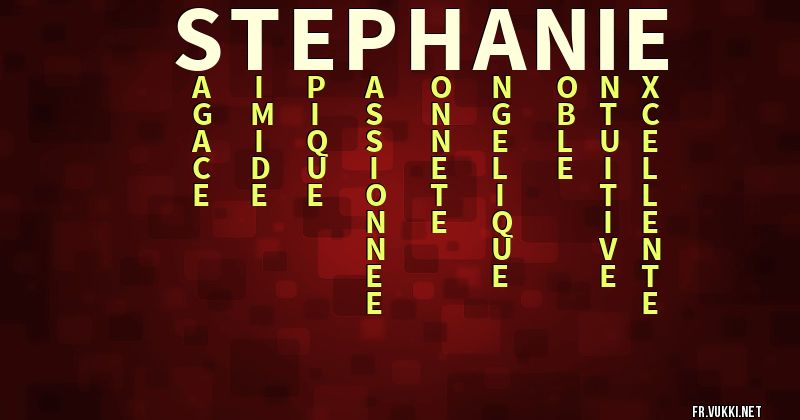 Signification du prénom stéphanie - ¿Que signifie ton prénom?
