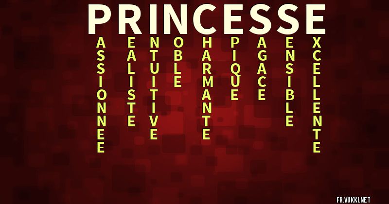 Signification du prénom princesse - ¿Que signifie ton prénom?