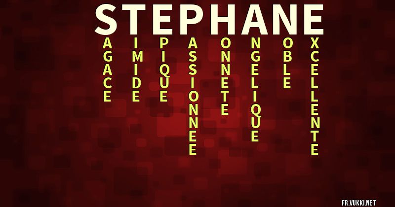 Signification du prénom stephane - ¿Que signifie ton prénom?