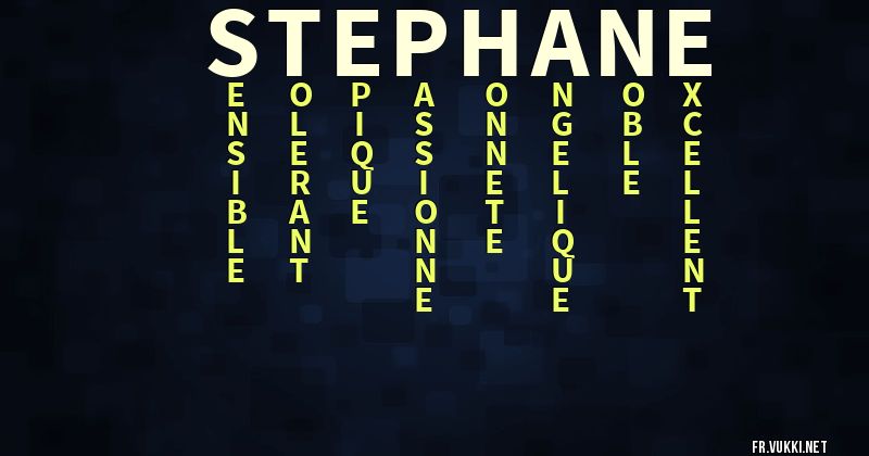 Signification du prénom stephane - ¿Que signifie ton prénom?