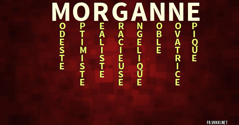 Signification du prénom morganne - ¿Que signifie ton prénom?