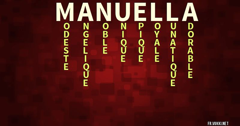 Signification du prénom manuella - ¿Que signifie ton prénom?