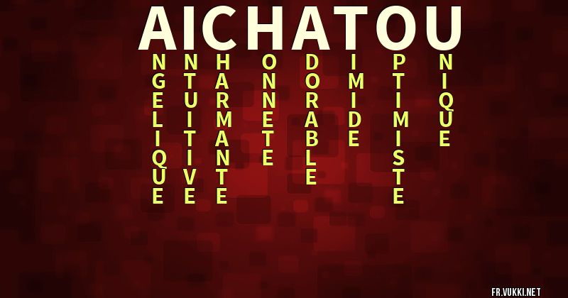 Signification du prénom aichatou - ¿Que signifie ton prénom?